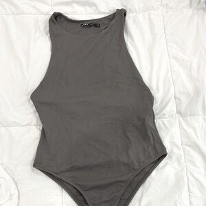 Grey Zara bodysuit
